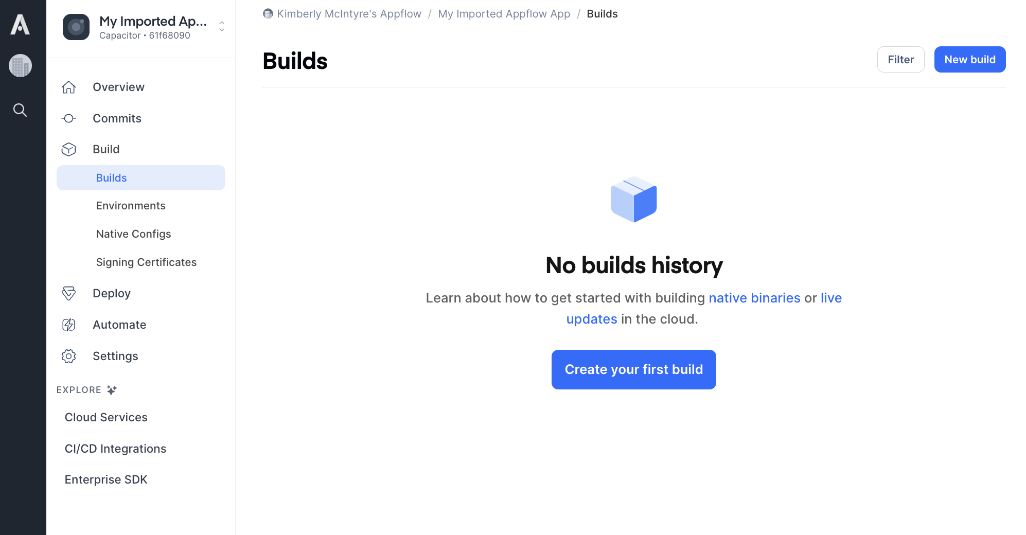 build-page-after-import