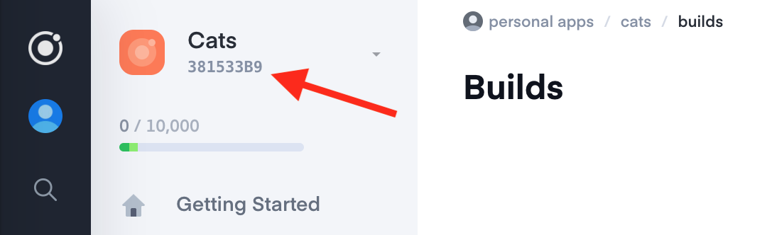 app id location