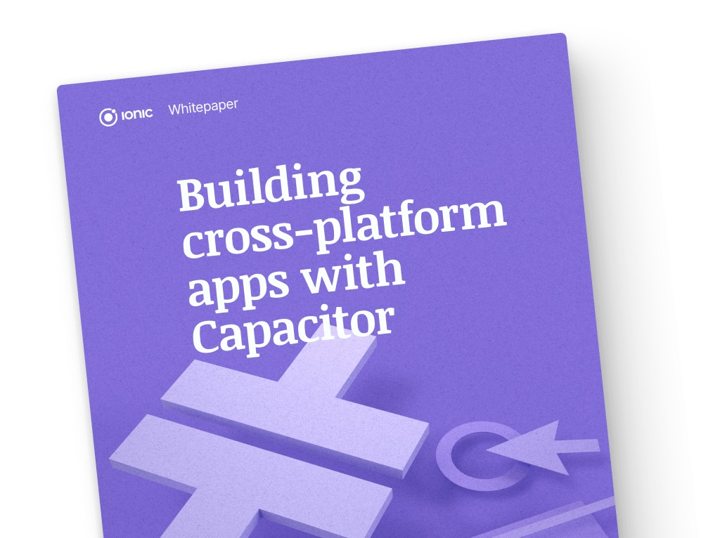 Book Cover: Building cross-platform apps with Capacitor